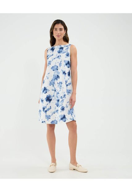 Vestido Para Mujer M/Sisa Medio Color Azul Marca Patprimo #30171036