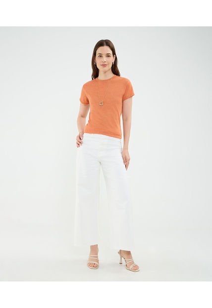 Jean Para Mujer Culotte Color Blanco Marca Patprimo #30160458