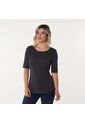 BLUSA PATPRIMO MUJER 30091010-IN BL MC CU NEGRO Talla 14 de Patprimo