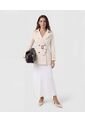 Saco De Punto Cuello En V   Para Mujer Beige Patprimo de Patprimo