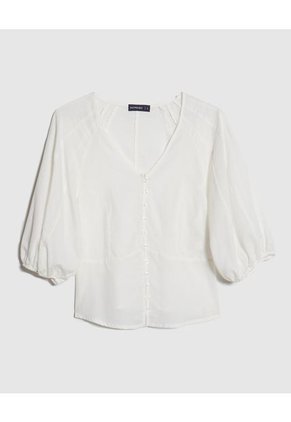 Blusa Para Mujer Manga Corta Color Blanco Marca Patprimo #30123427