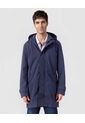 Chaqueta Tipo Parka Con Capucha   Para Hombre Azul Patprimo de Patprimo