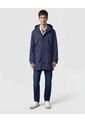 Chaqueta Tipo Parka Con Capucha   Para Hombre Azul Patprimo de Patprimo