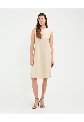 Vestido Para Mujer M/Sisa Medio Color Beige Marca Patprimo #30171039