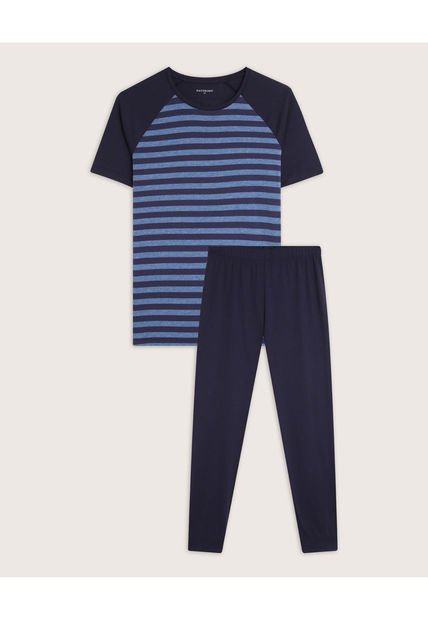 Pijama Para Niño M/C P/L Color Azul Oscuro Marca Patprimo #63040039