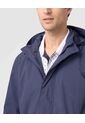 Chaqueta Tipo Parka Con Capucha   Para Hombre Azul Patprimo de Patprimo