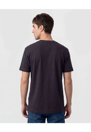 Camiseta Regular Fit Unicolor Para Hombre Azul Patprimo