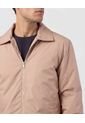 Chaqueta Bomber Con Cuello Camisero   Para Hombre Beige Patprimo de Patprimo