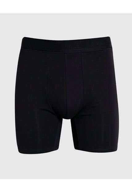 Bóxer Largo Con Elástico Contramarcado  X1 Para Hombre Negro Patprimo