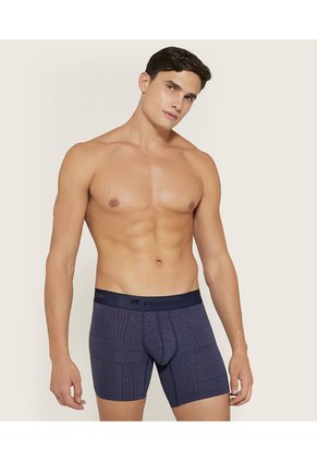 Boxer X1 Para Hombre Fleat Seamer Medio Color Azul Marca Patprimo #44000093