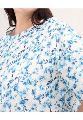 Blusa Para Mujer Manga Corta Color Azul  Marca Patprimo #14121335