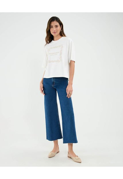 Jean Para Mujer Retro Color Azul Marca Patprimo #30160456