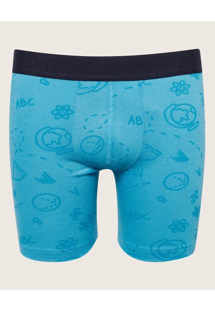 Boxer Para Niño Fleat Seamer Color Azul Claro Marca Patprimo #66000083