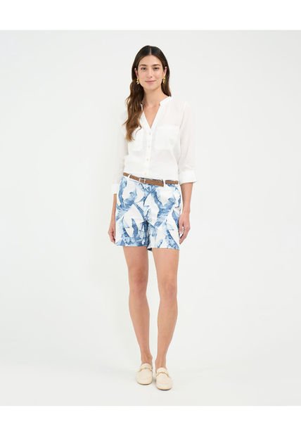 Bermuda Para Mujer  Color Azul Marca Patprimo #30100372