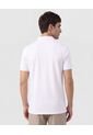 Polo Unicolor Texturizada   Para Hombre Blanco Patprimo de Patprimo