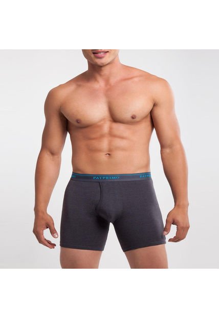 Boxer Para Hombre Filete Medio Color Negro Marca Patprimo #44000071