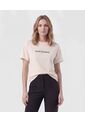 Camiseta Básica Con Estampado   Para Mujer Crema Patprimo de Patprimo