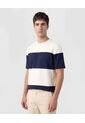 Camiseta De Cuello Redondo   Para Hombre Blanco Patprimo de Patprimo