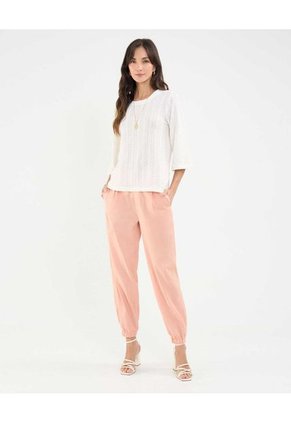 Jogger Casual Para Mujer Rosa Patprimo