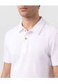 Polo Unicolor Texturizada   Para Hombre Blanco Patprimo de Patprimo