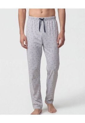 Pijama Con Camiseta De Cuello Redondo Para Hombre Verde Patprimo