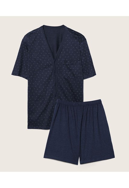 Pijama Para Hombre M/C P/C Color Azul  Marca Patprimo #44040161