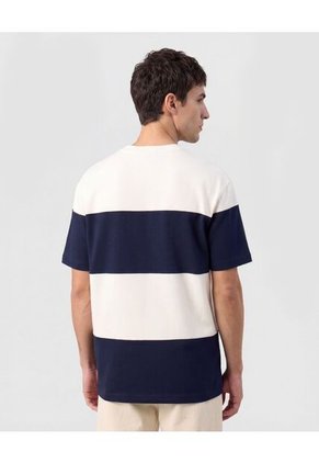 Camiseta De Cuello Redondo   Para Hombre Blanco Patprimo