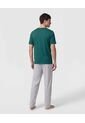 Pijama Con Camiseta De Cuello Redondo   Para Hombre Verde Patprimo de Patprimo