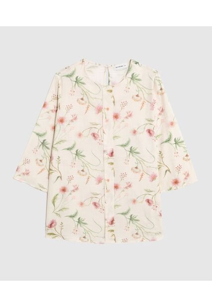 Blusa  Para Mujer Manga 3/4 Color Crema Marca Patprimo #14128037