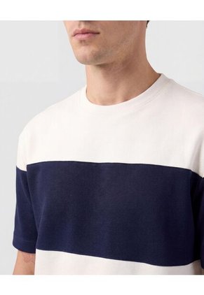 Camiseta De Cuello Redondo   Para Hombre Blanco Patprimo