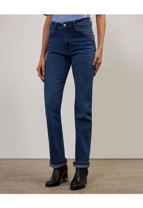 Jean Para Mujer Straight Color Azul  Marca Patprimo #30160363