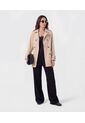 Chaqueta Trench Con Cinturón   Para Mujer Beige Patprimo de Patprimo