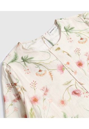 Blusa Para Mujer Manga 3/4 Color Crema Marca Patprimo #14128037