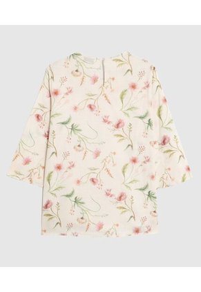 Blusa Para Mujer Manga 3/4 Color Crema Marca Patprimo #14128037