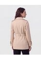 Chaqueta Trench Con Cinturón   Para Mujer Beige Patprimo de Patprimo