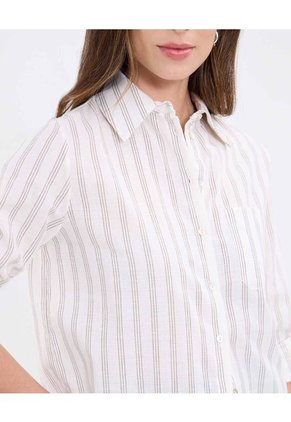 Camisa Para Mujer Manga Larga Color Crema Marca Patprimo #30010733