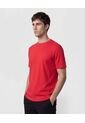 Camiseta Regular Fit Unicolor   Para Hombre Rojo Patprimo de Patprimo