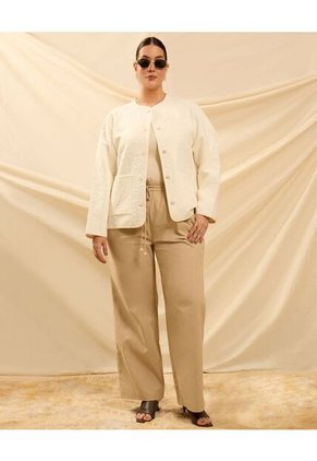 Chaqueta Para Mujer Desestructurada Color Crema Marca Patprimo #14080148