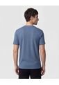 Camiseta Regular Fit Unicolor   Para Hombre Azul Patprimo de Patprimo