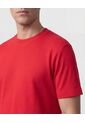 Camiseta Regular Fit Unicolor   Para Hombre Rojo Patprimo de Patprimo