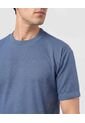 Camiseta Regular Fit Unicolor   Para Hombre Azul Patprimo de Patprimo