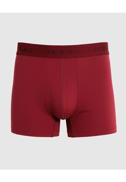 Bóxer Largo Con Elástico Contramarcado  X1 Para Hombre Vino Patprimo