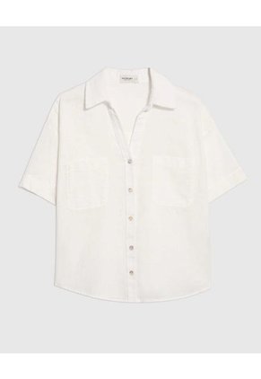 Camisa Para Mujer Manga Corta Color Crema Marca Patprimo #30010677