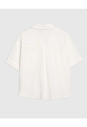 Camisa Para Mujer Manga Corta Color Crema Marca Patprimo #30010677