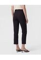 Pantalón Unicolor De Tiro Alto   Para Mujer Negro Patprimo de Patprimo
