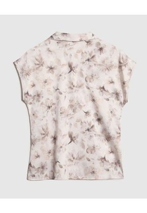 Blusa Para Mujer Manga Corta Color Crudo Marca Patprimo #30123448