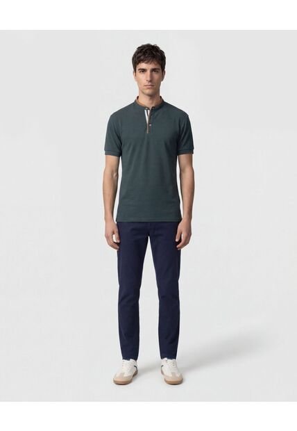Polo  Para Hombre Cuello Tejido Sin Bolsillo Color Verde Marca Patprimo #44117257