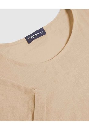 Blusa Para Mujer Manga Corta Color Beige Marca Patprimo #30123573