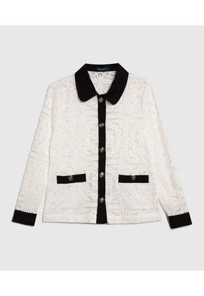 Chaqueta Para Mujer Desestructurada Color Blanco Marca Patprimo #30080544