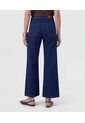 Jeans Culotte Con Ruedo Desflecado   Para Mujer Azul Patprimo de Patprimo